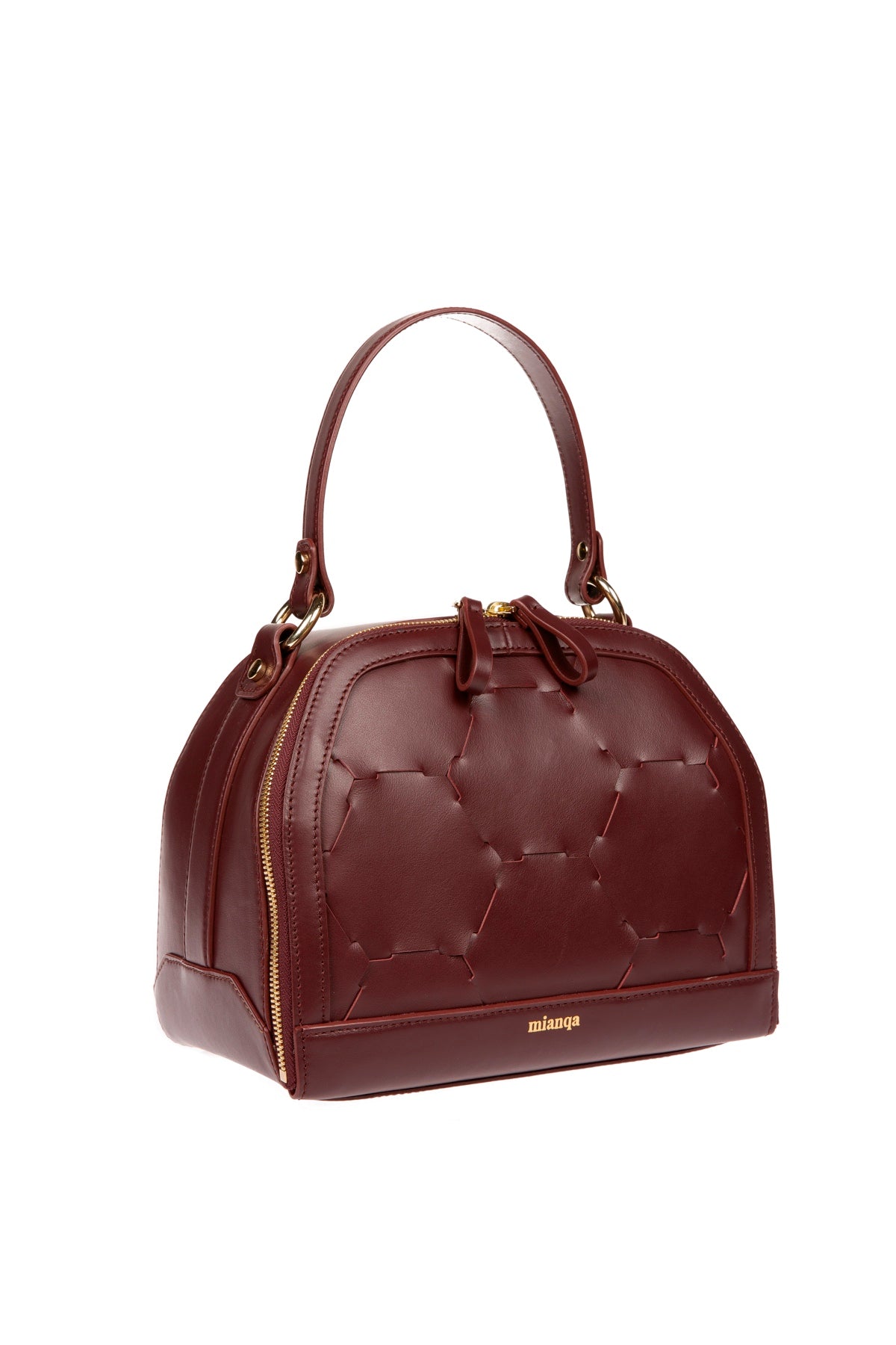 Fatma Designer Demi Bag Bordeaux