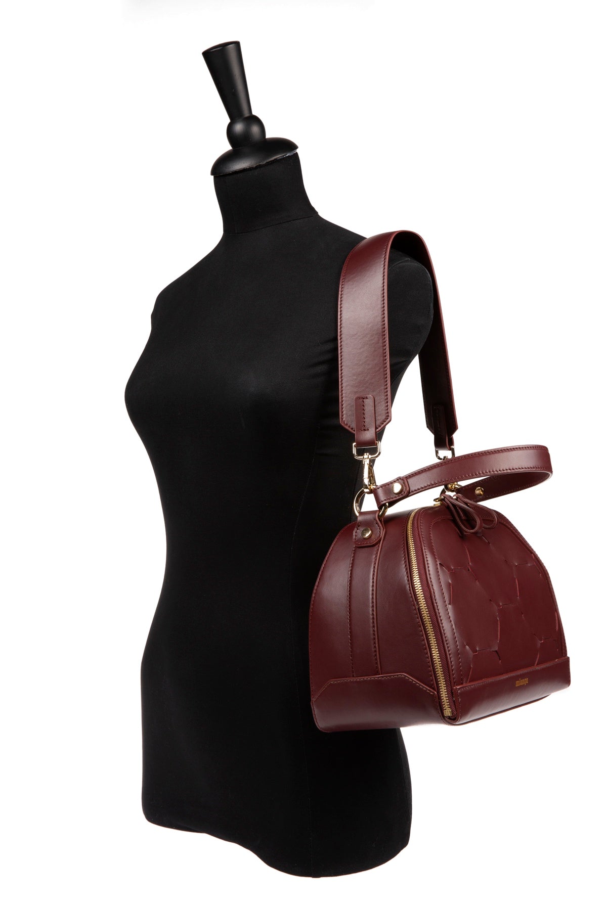 Fatma Designer Demi Bag Bordeaux
