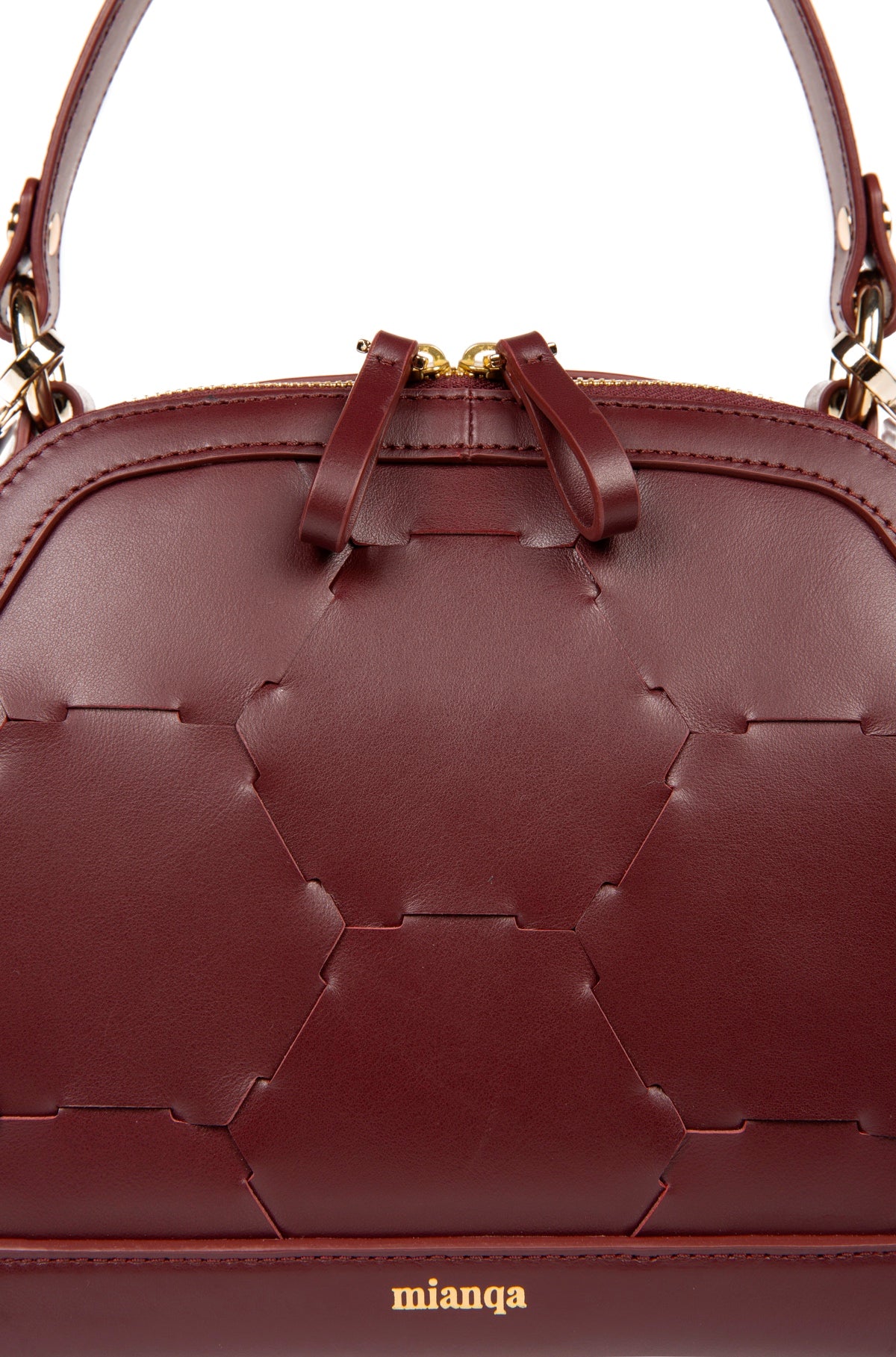 Fatma Designer Demi Bag Bordeaux