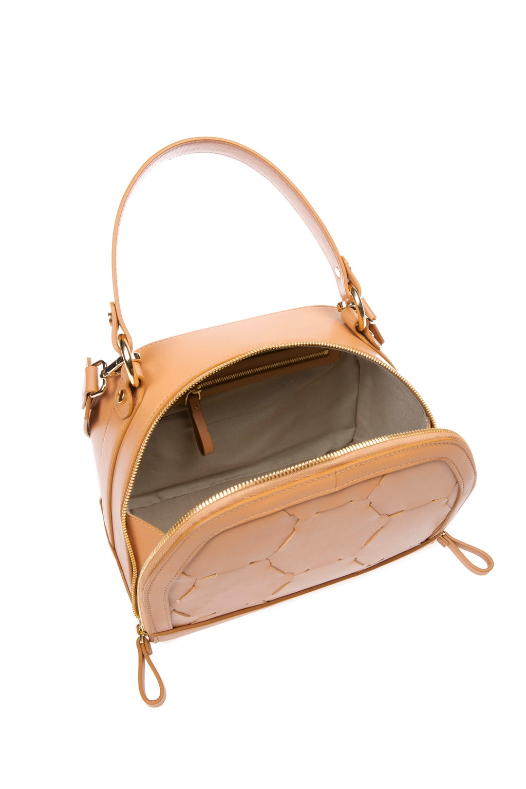 Fatma Designer Demi Bag Camel