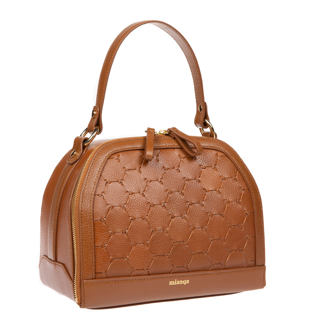 Fatma Designer Demi Bag Tan