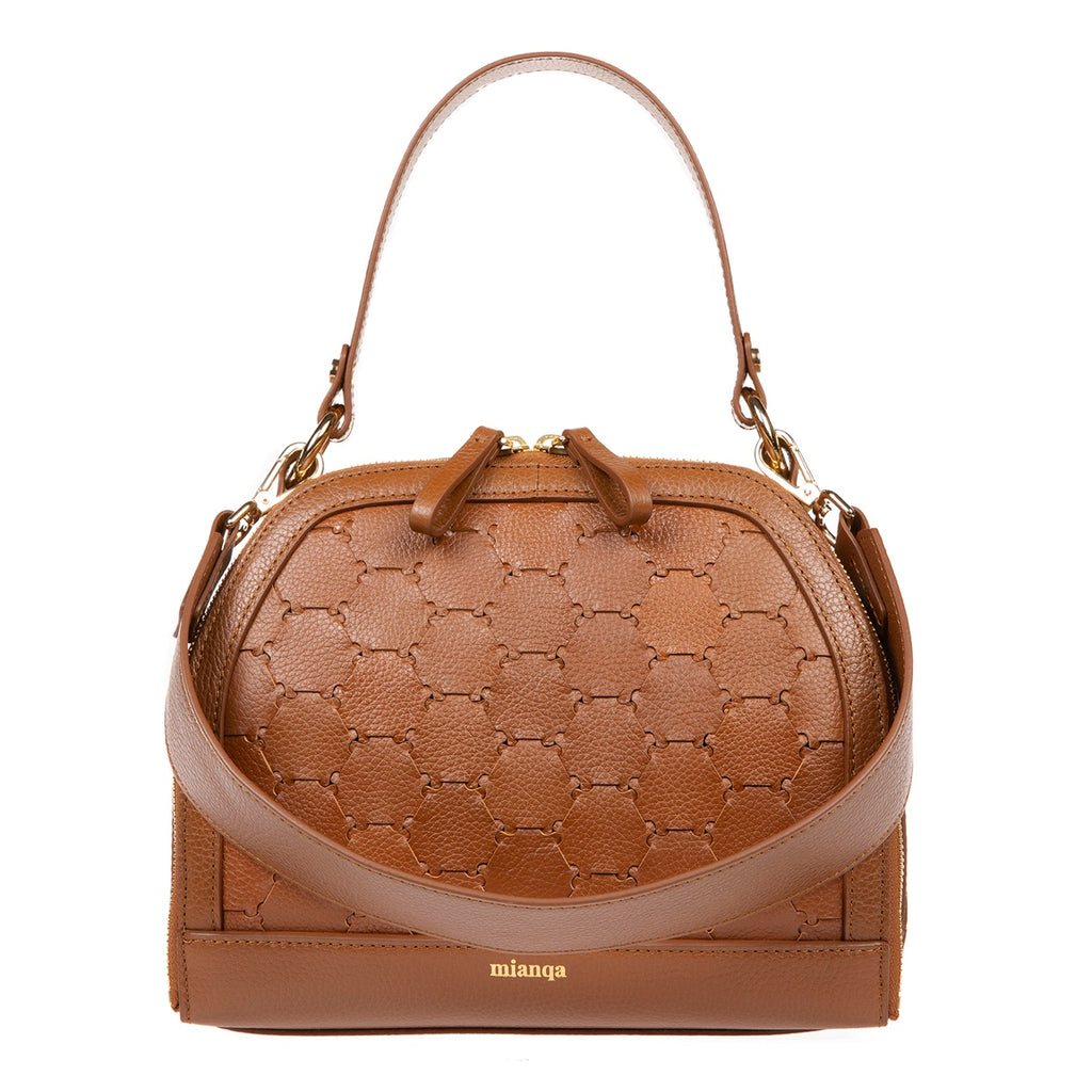 Fatma Designer Demi Bag Tan