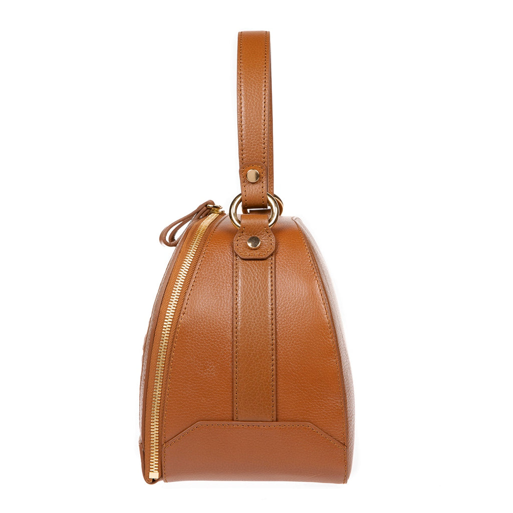 Fatma Designer Demi Bag Tan