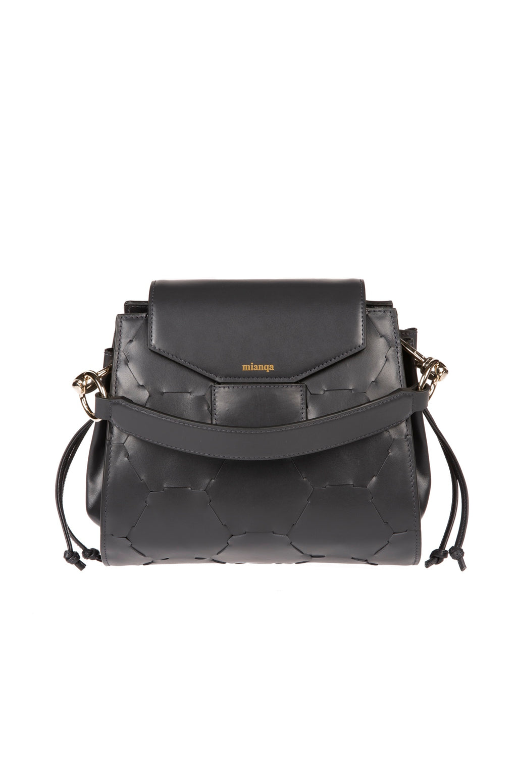 Afet Designer Leather Tote Bag Anthracite