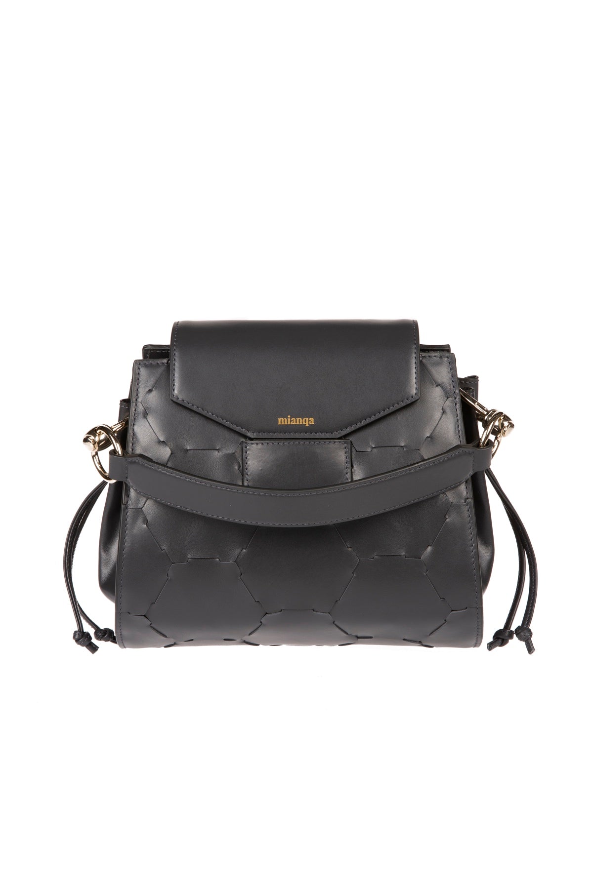 Afet Designer Leather Tote Bag Anthracite