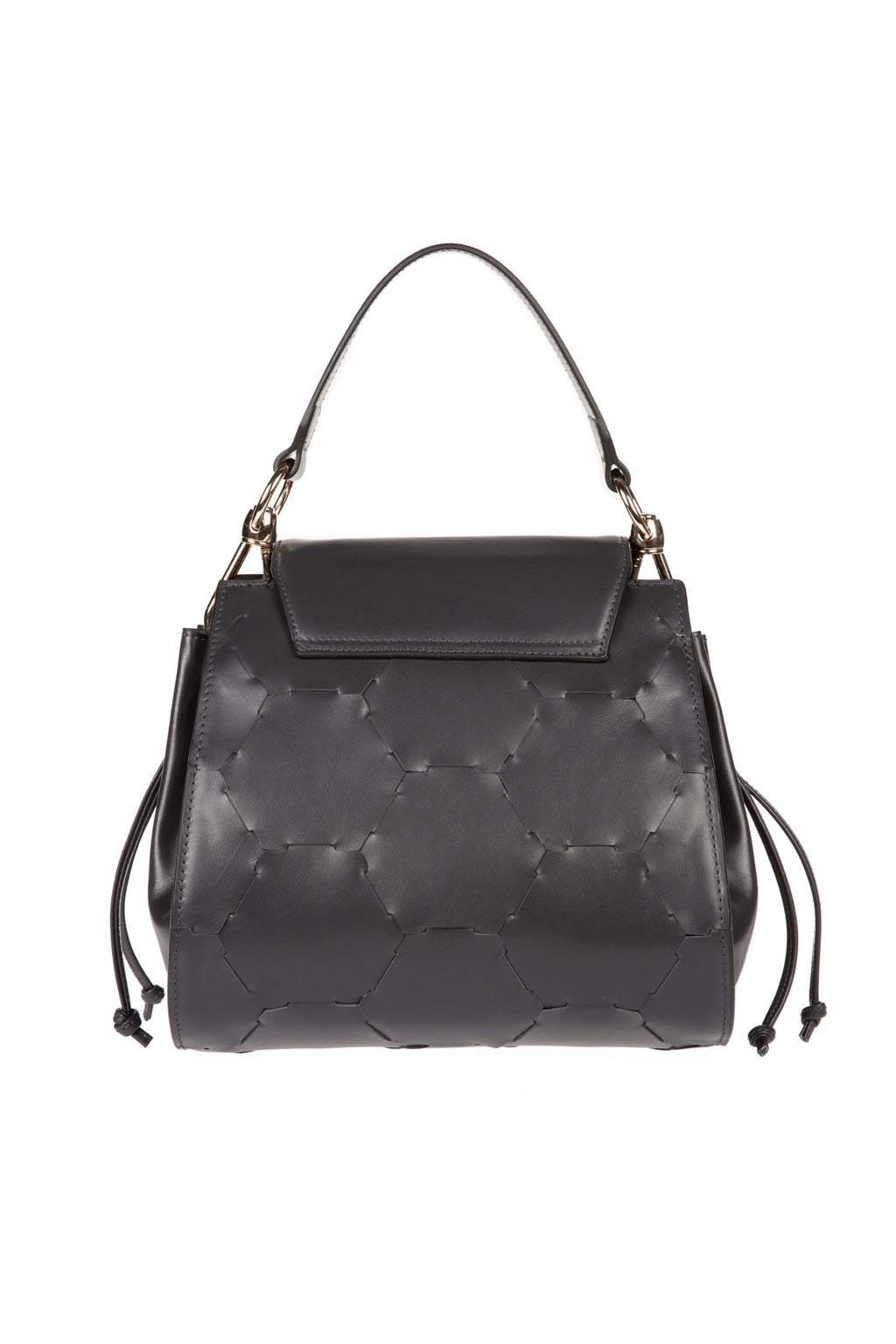 Afet Designer Leather Tote Bag Anthracite