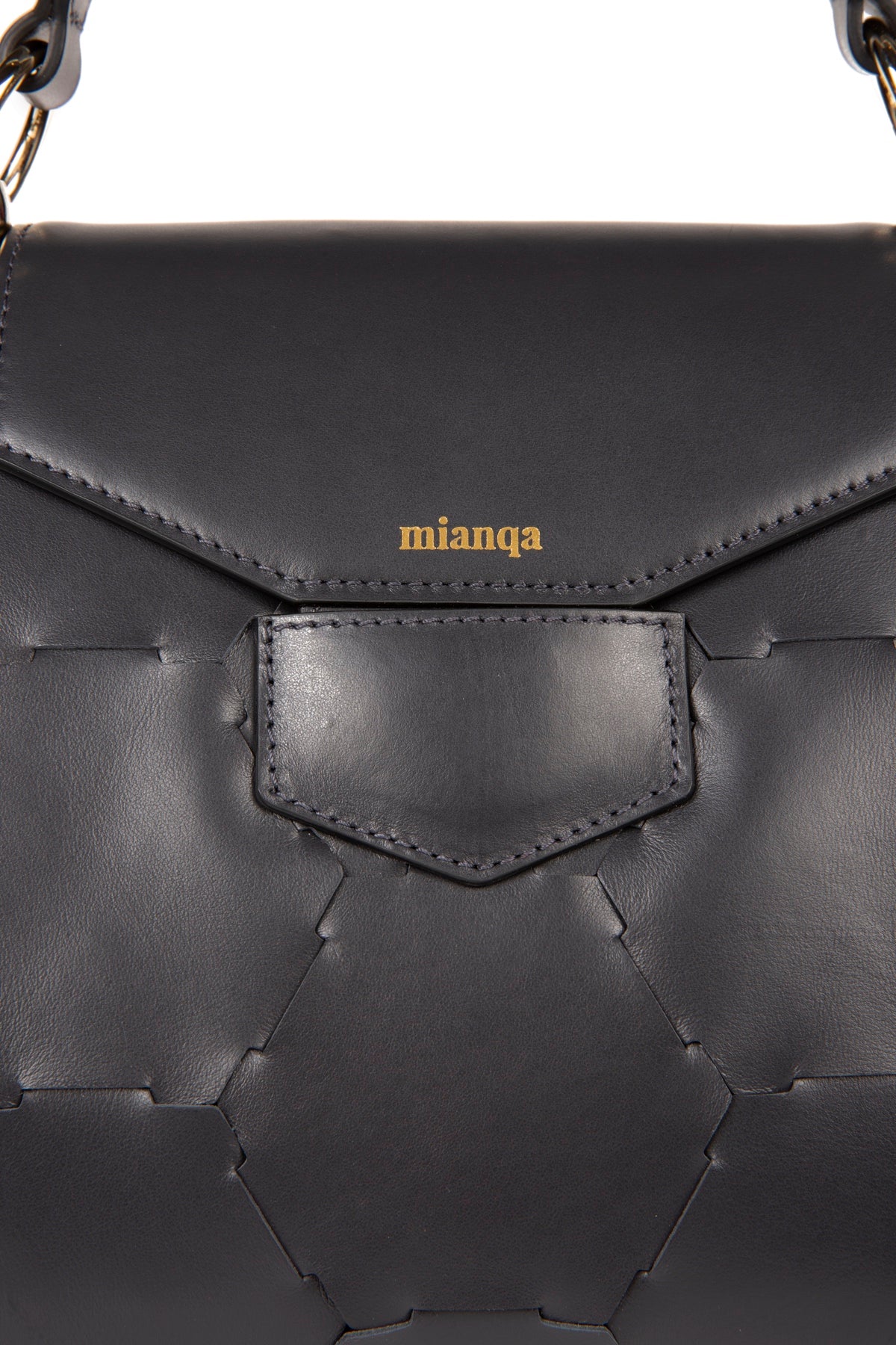 Afet Designer Leather Tote Bag Anthracite