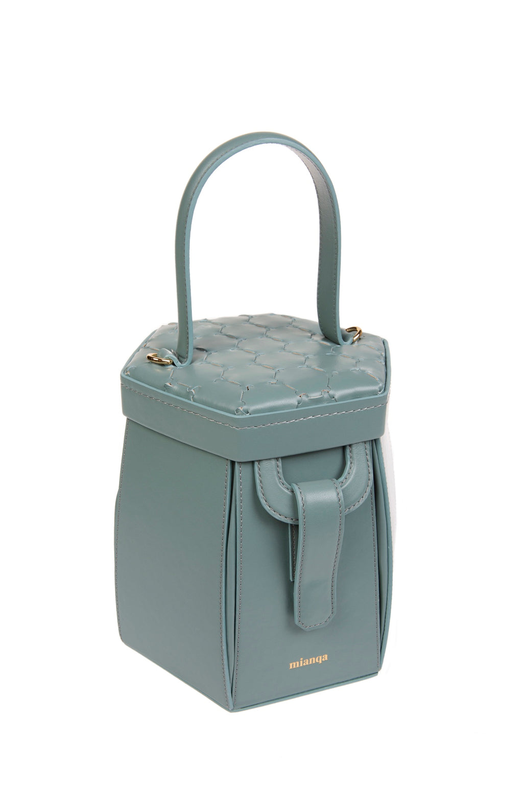 Elif Designer Hexagon Bag Blue