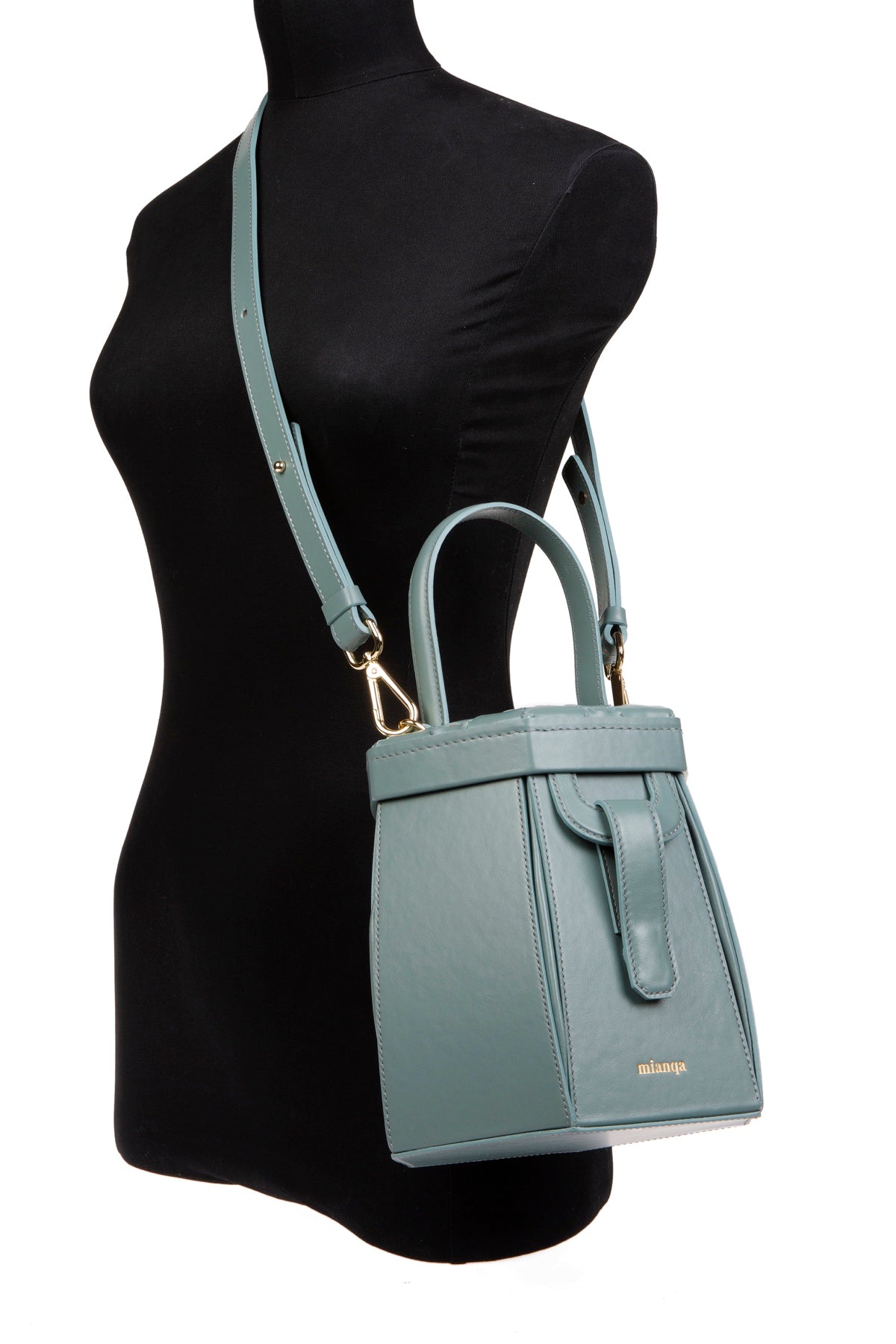 Elif Designer Hexagon Bag Blue