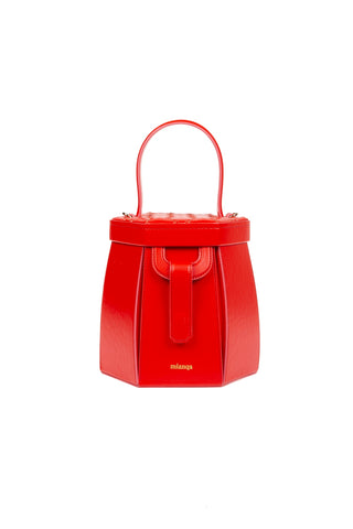 Elif Designer Hexagon Bag Red