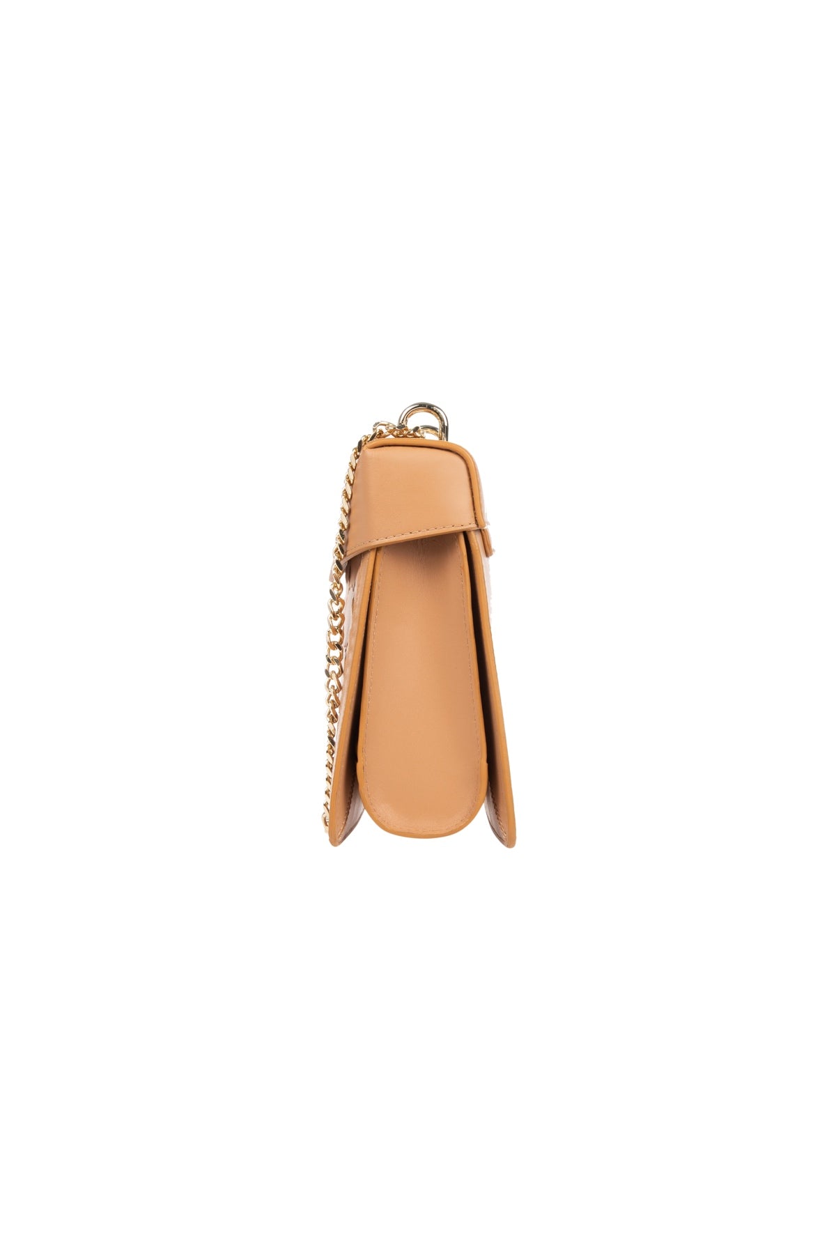 Fureya Designer Leather Crossbody Bag Camel