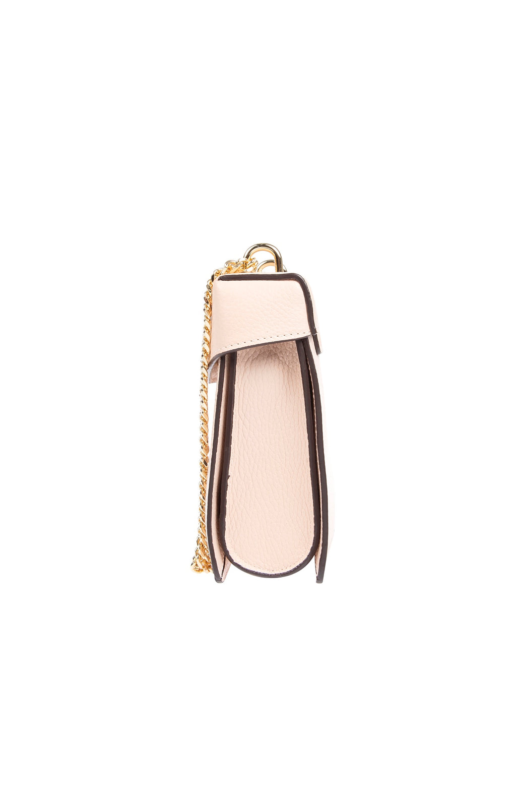 Fureya Designer Leather Crossbody Bag Dust Pink