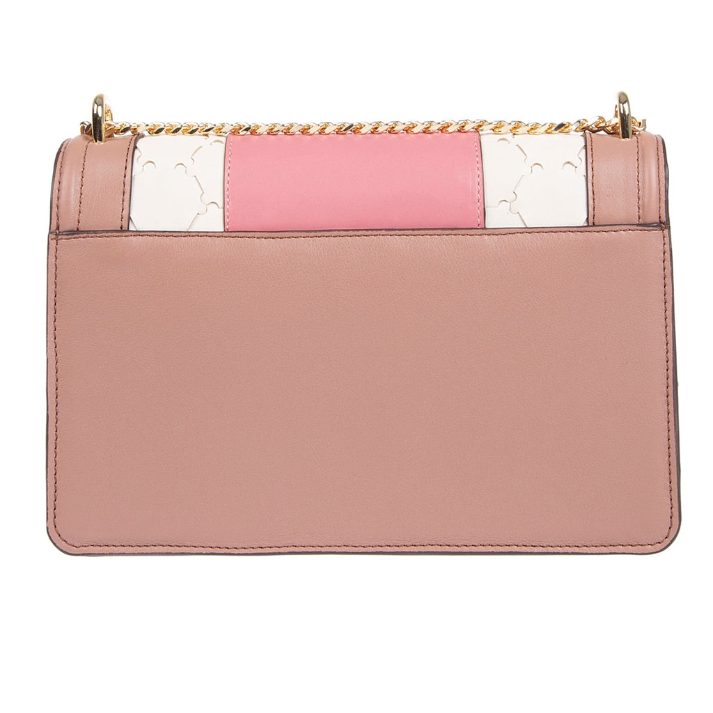 Mualla Designer Leather Shoulder Bag Pink