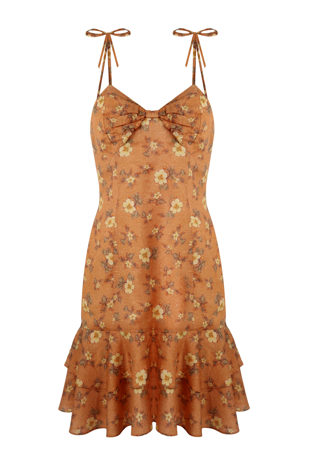 Miracle Touch Orange Designer Dress