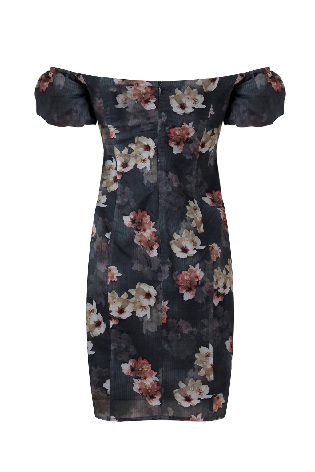 Moon Light Smoky Grey Designer Dress