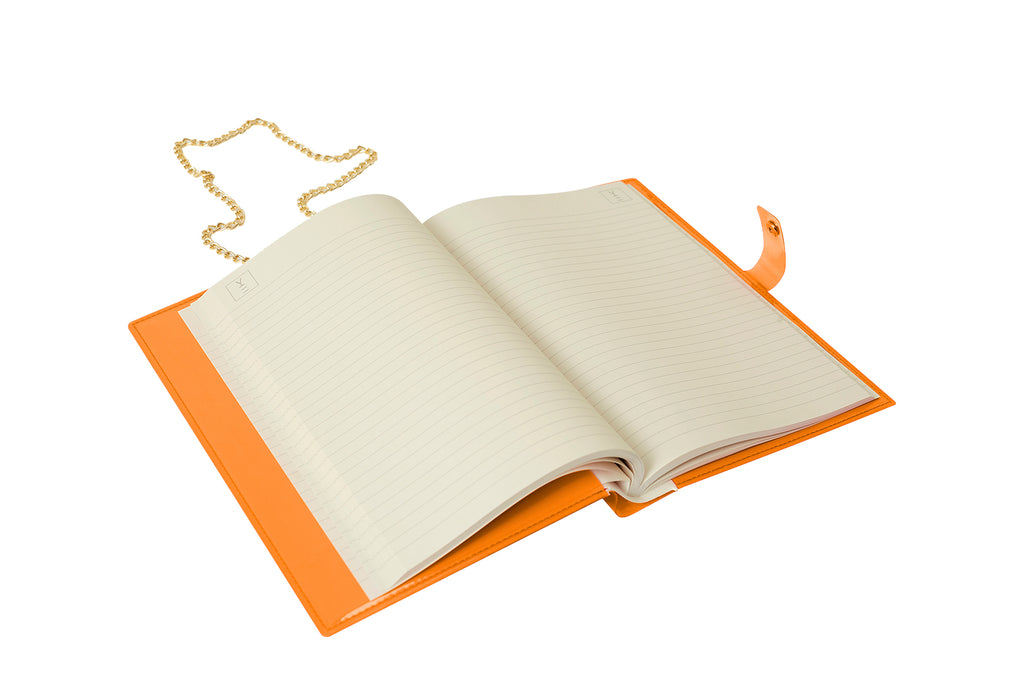 Designer Fun Note Bag Neon Orange