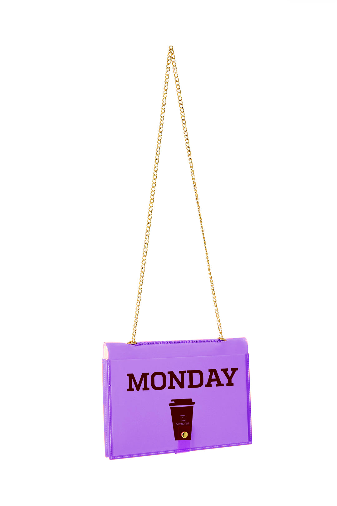 Designer Fun Note Bag Neon Purple