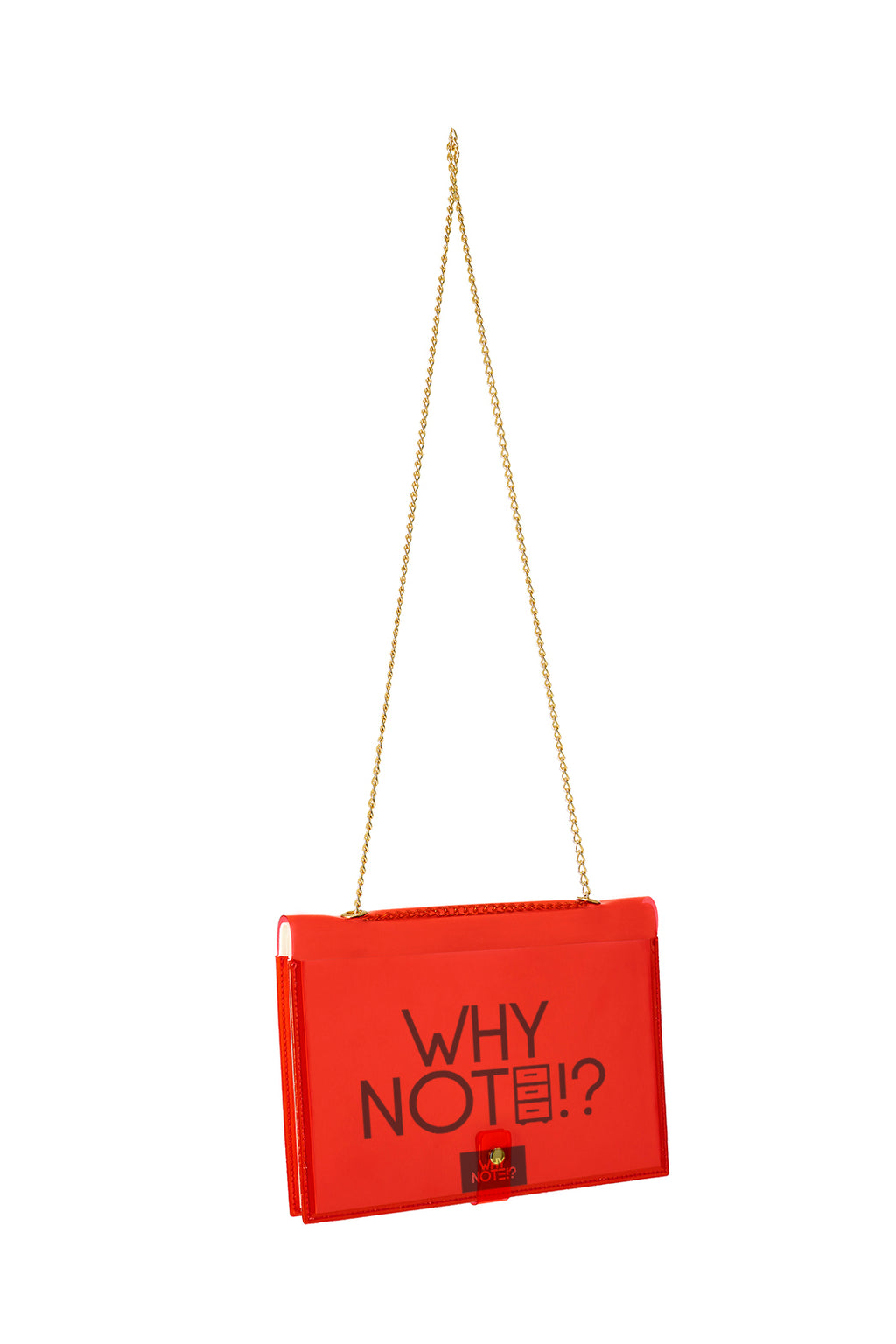 Designer Fun Note Bag Neon Red