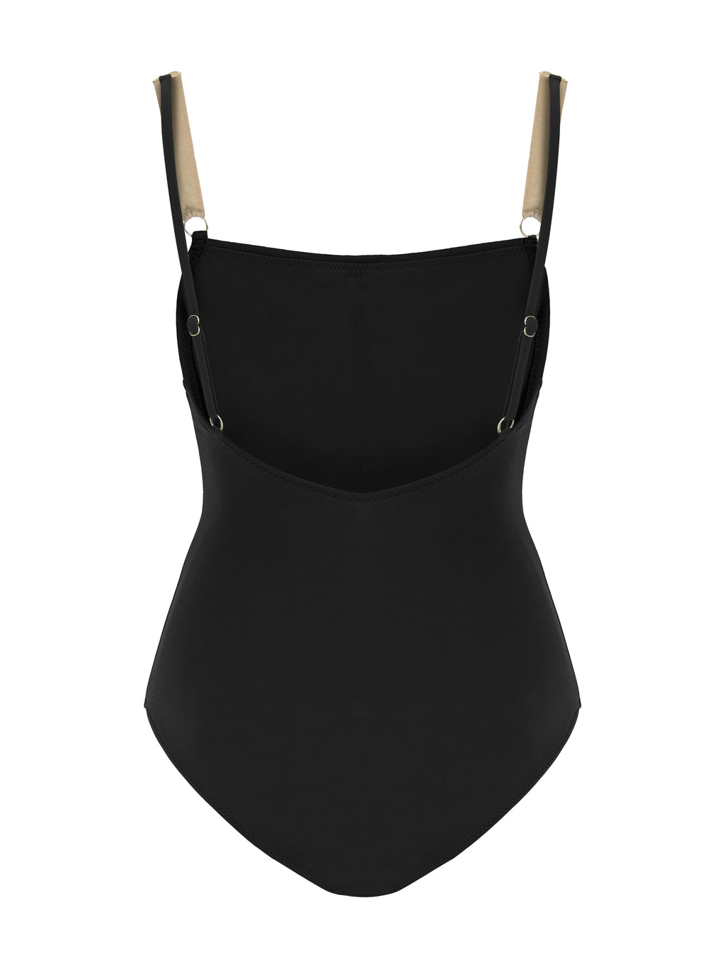 Posh One Piece Designer Black Swimsuit