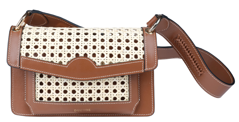 Perla Designer Bamboo Brown Bag