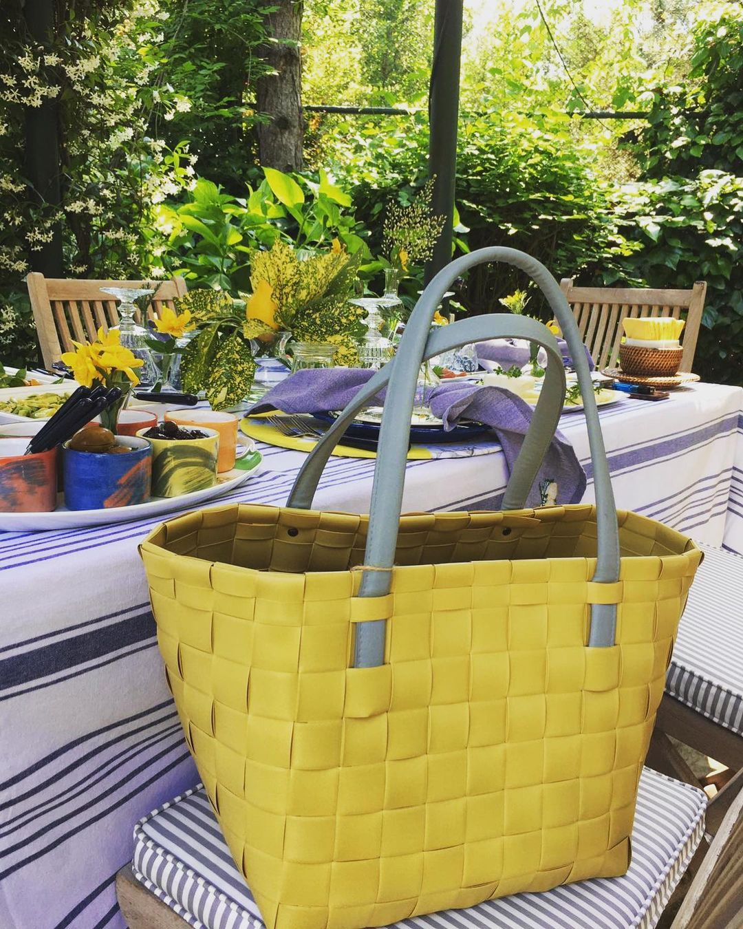 Mosaic Bag Designer Yellow