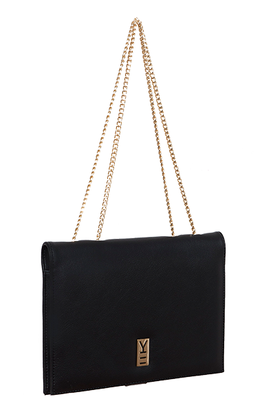 Designer Fancy Note Bag Black Mirror