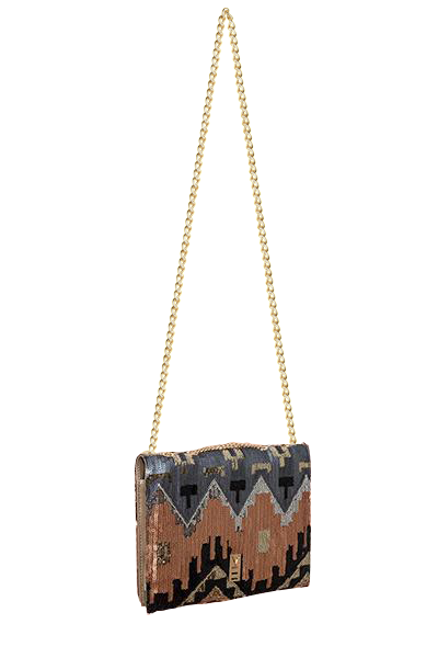 Designer Fancy Note Bag Aztec Multicolor Mirror