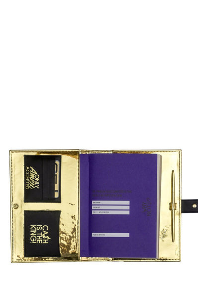 Designer Gold Mirror Note Bag