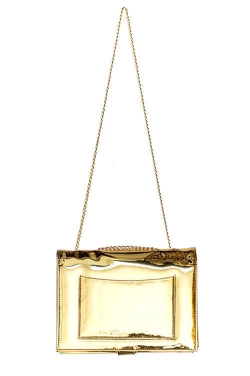 Gold designer bag