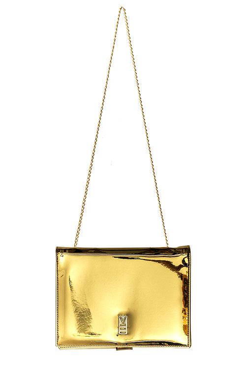 Gold designer bag