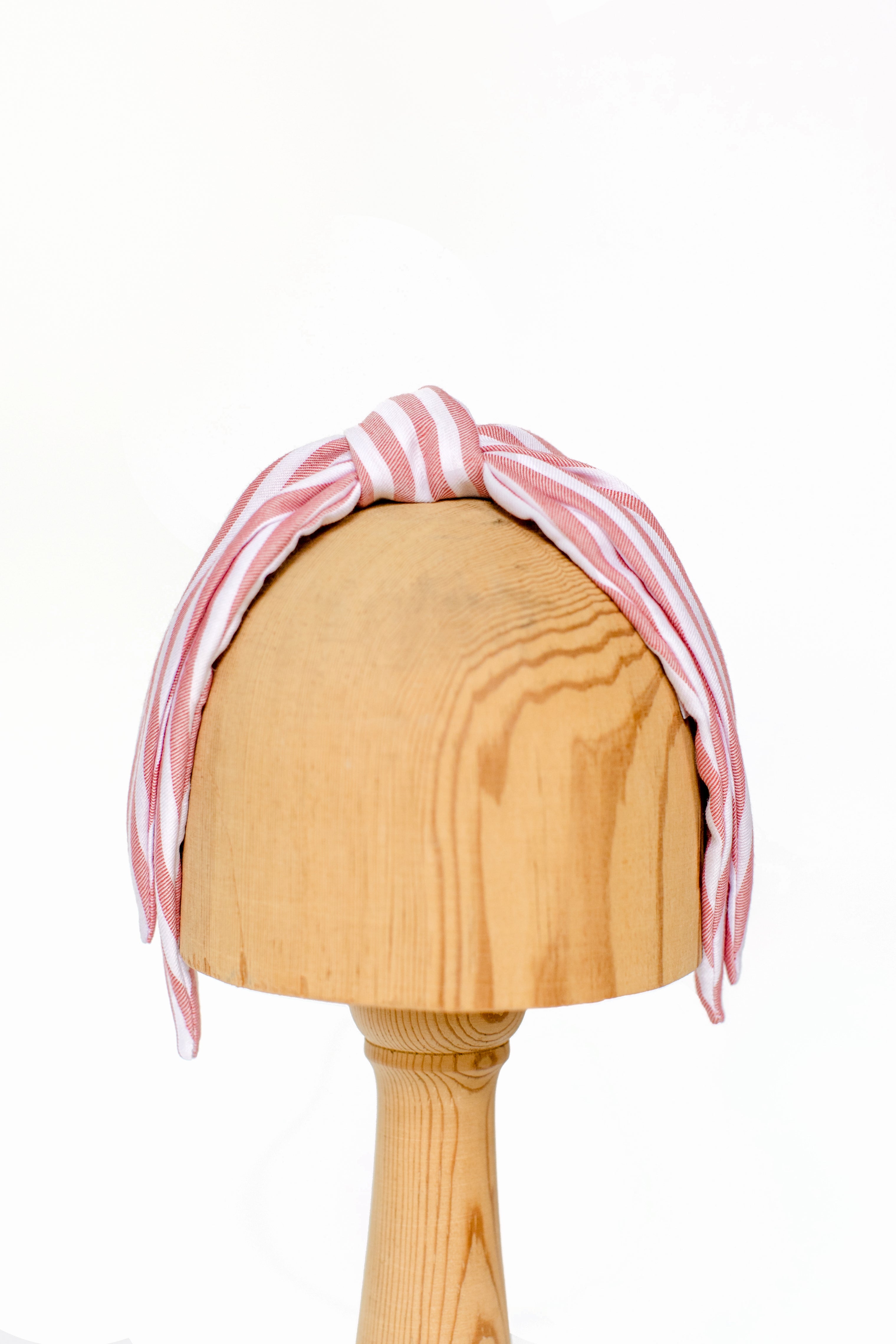 Designer Headband Red Stripes