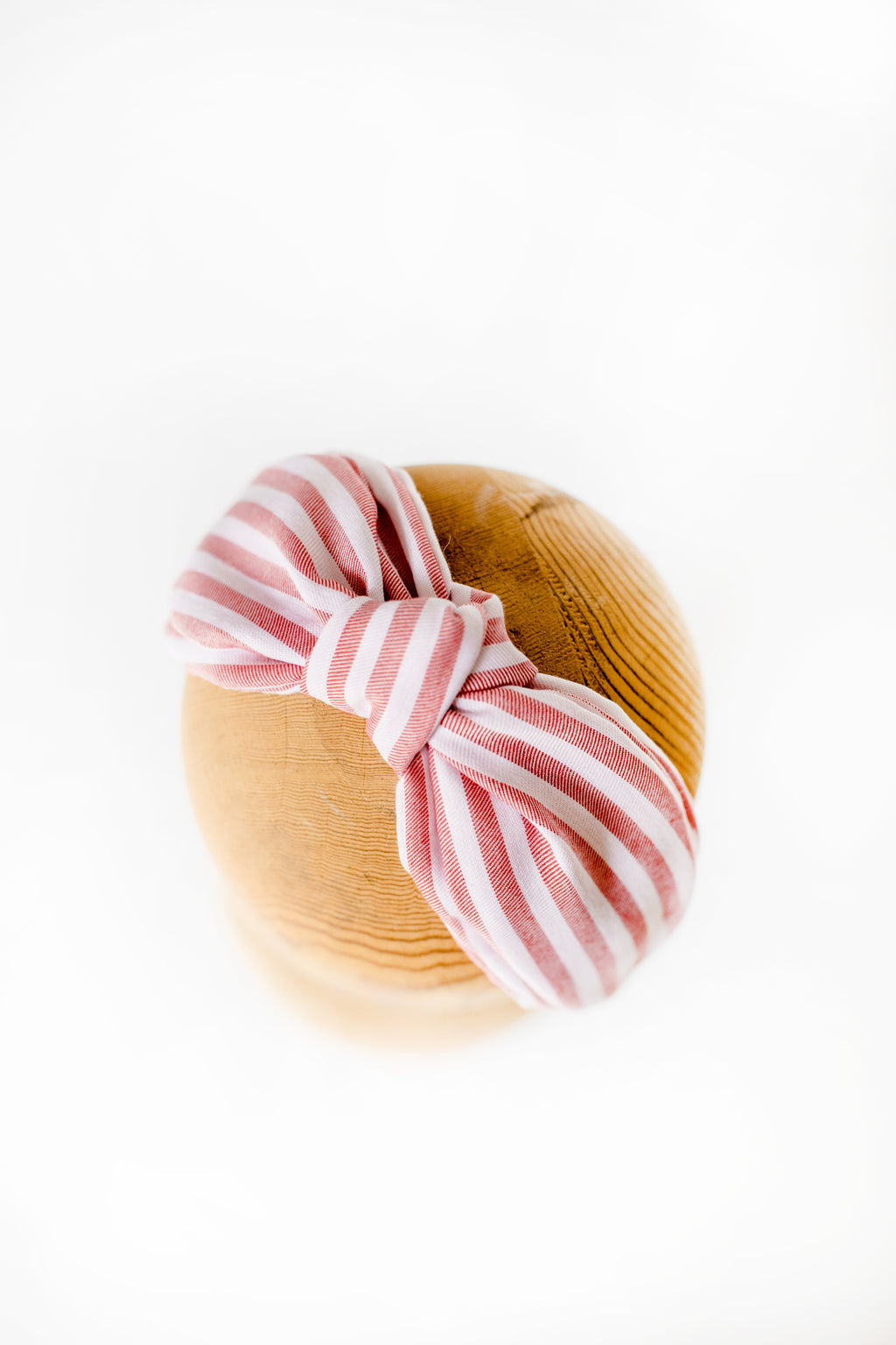 Designer Headband Red Stripes