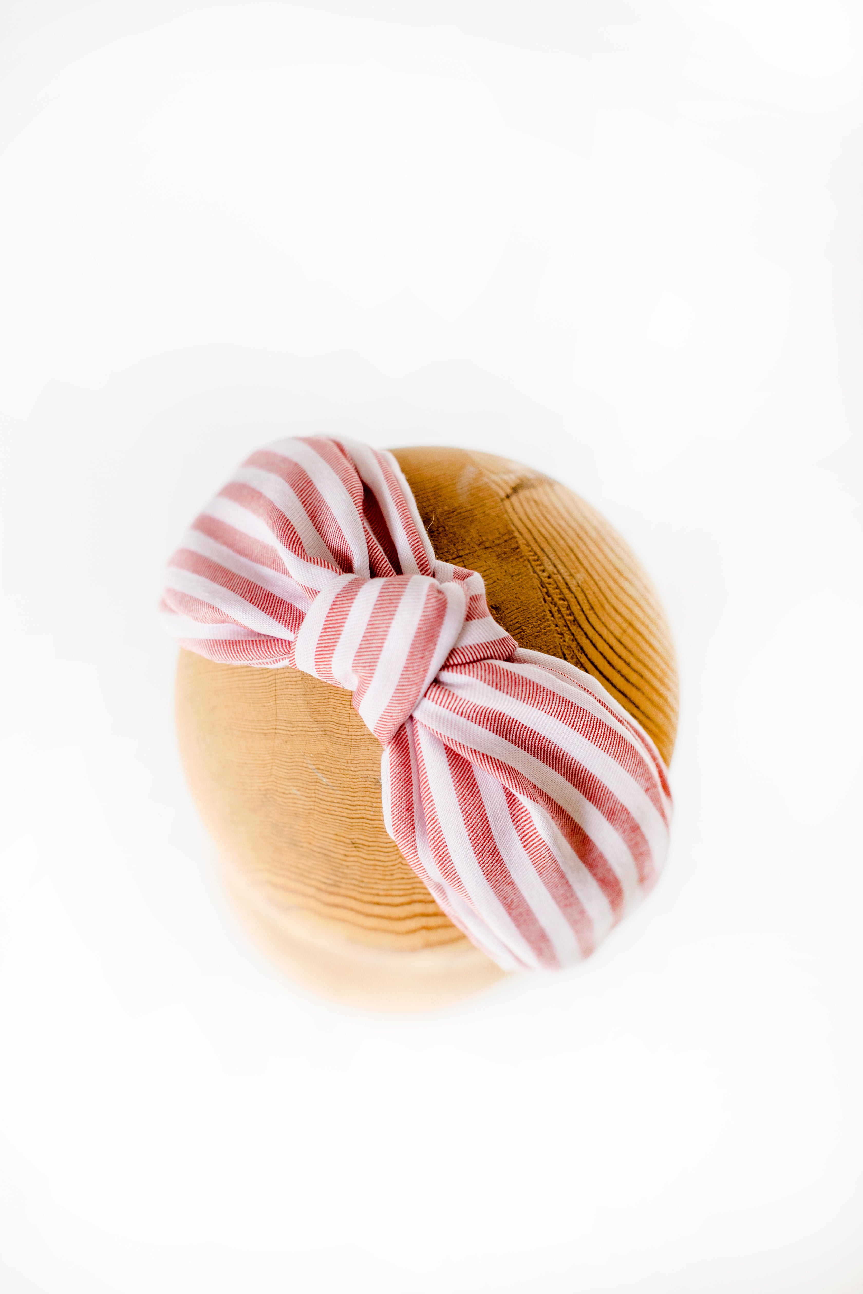 Designer Headband Red Stripes