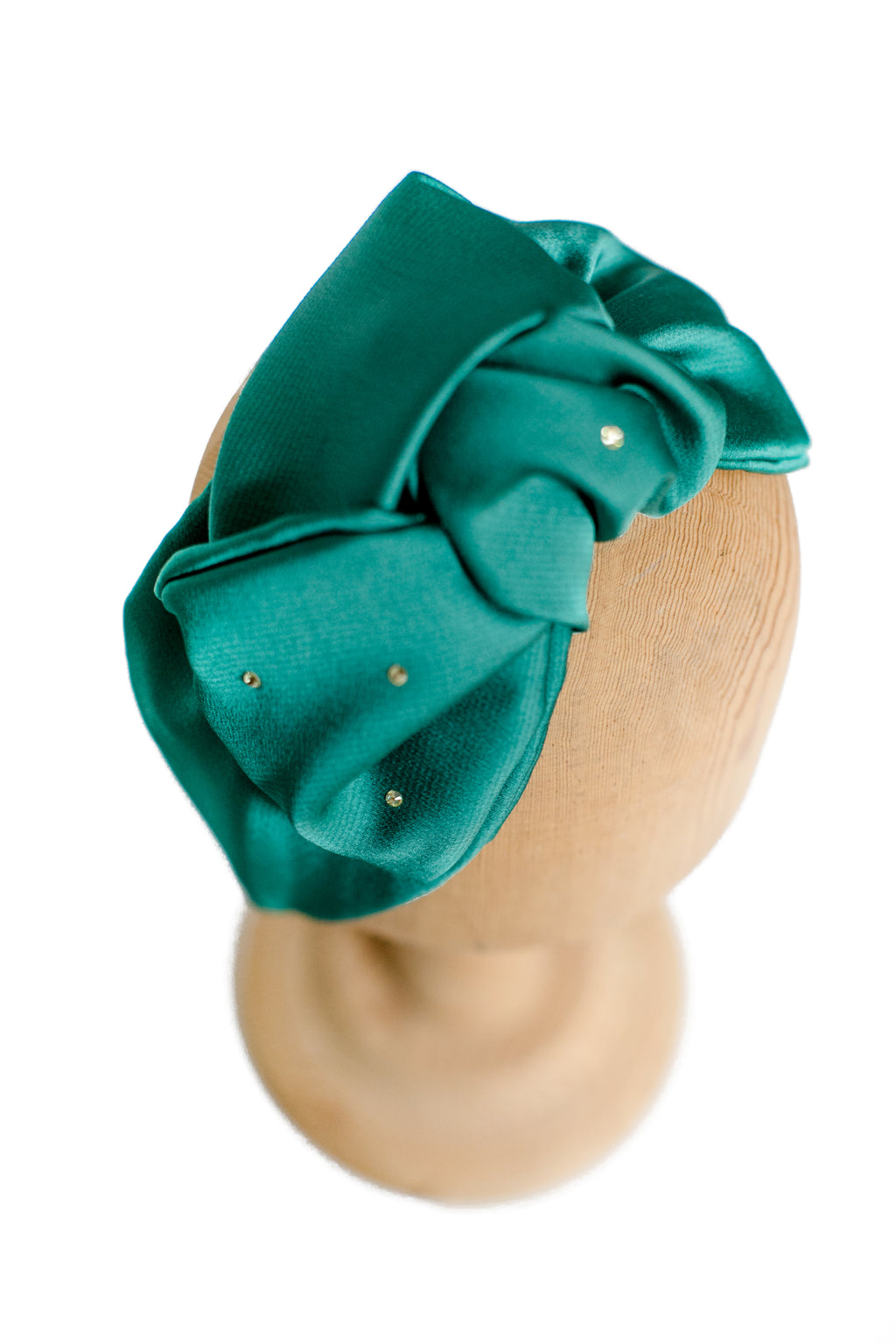 Designer Headband Swarovski Mistic Green