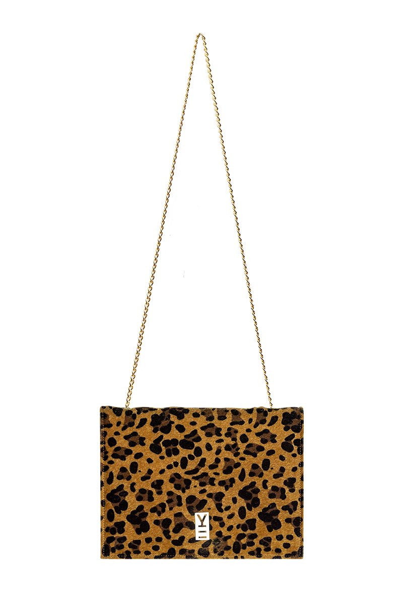 Designer Fancy Note Bag Leopard Mirror