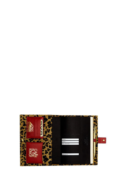 Designer Fancy Note Bag Leopard Mirror