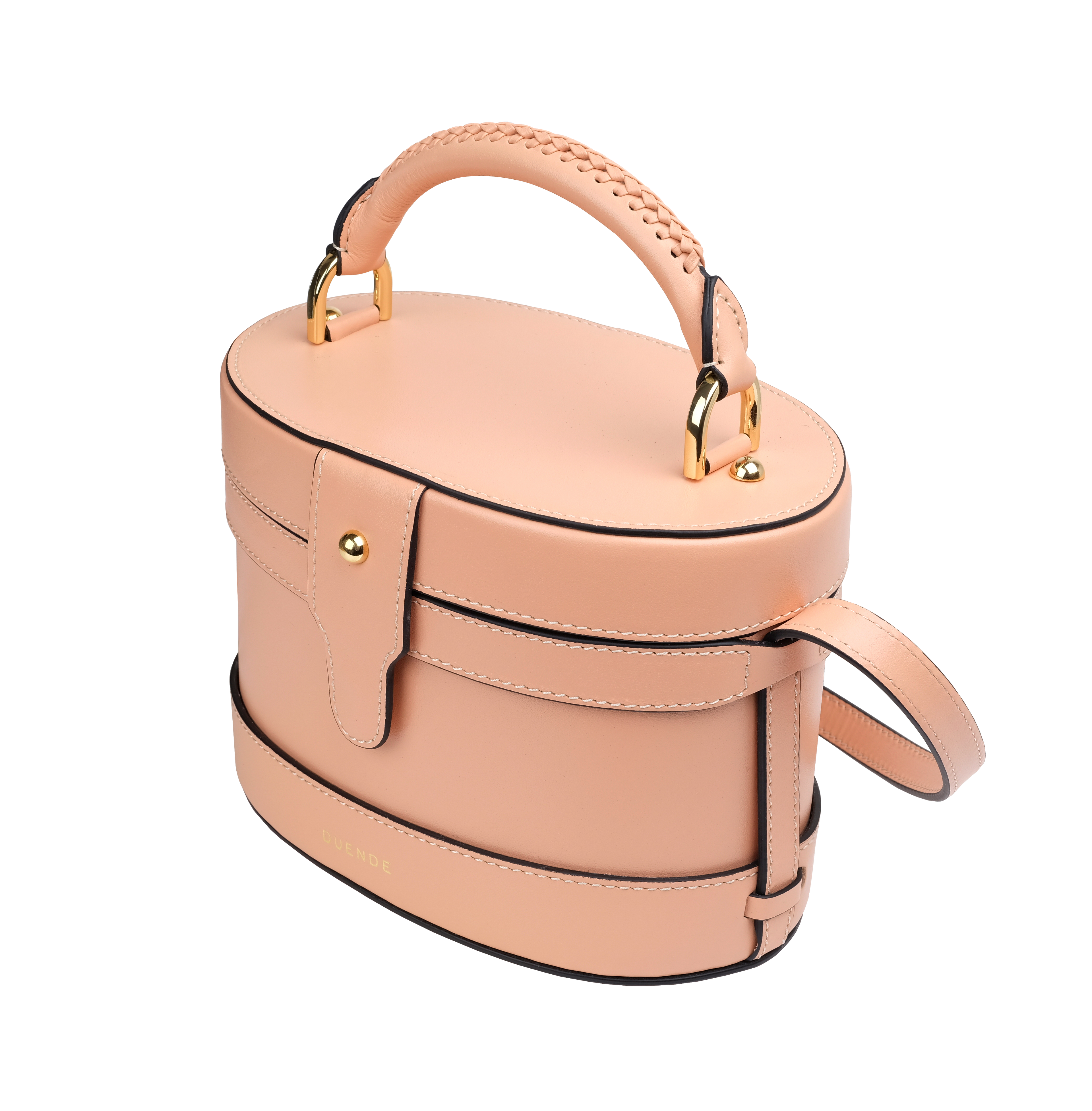 Lola Designer Leather Nude Bag