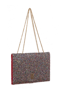 Designer Fancy Note Bag Multicolor Glitter Mirror
